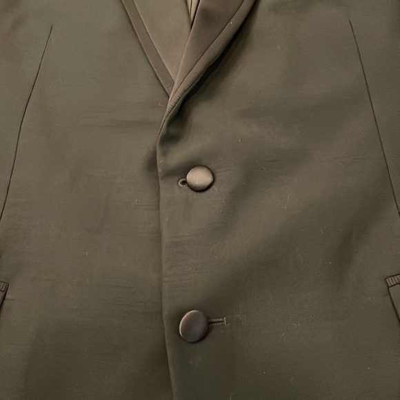 RALPH LAUREN Formal/Tuxedo Worsted Wool Sport Coat Jacket BLACK / Size 46R - Picture 5 of 12